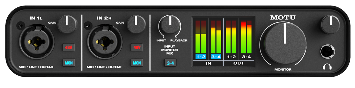 MOTU M4 4x4 USB-C Audio Interface – Alternate Mode MOTU M4 4x4 USB-C Audio Interface – Alternate Mode
